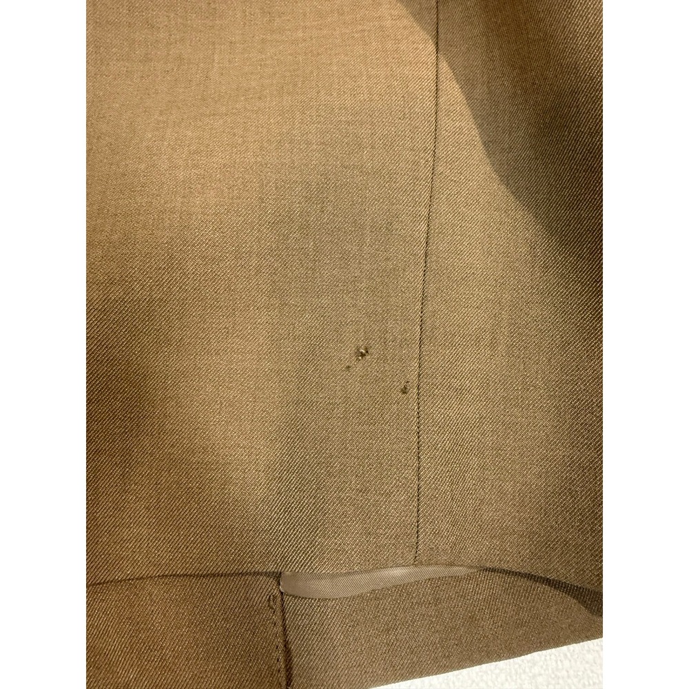 U-P Fashion Cropped Blazer Jacket Tan Two Button Utility Pockets Medium - Picture 8 of 8